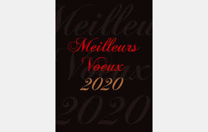 Meilleurs voeux 2020