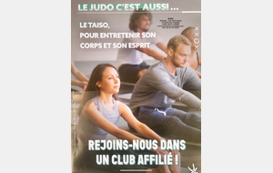 Reprise du Taïso le 1er Septembre