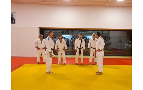 Cérémonie officieuse de remise du 6ème dan à Régis Seguin le 14 novembre 2022